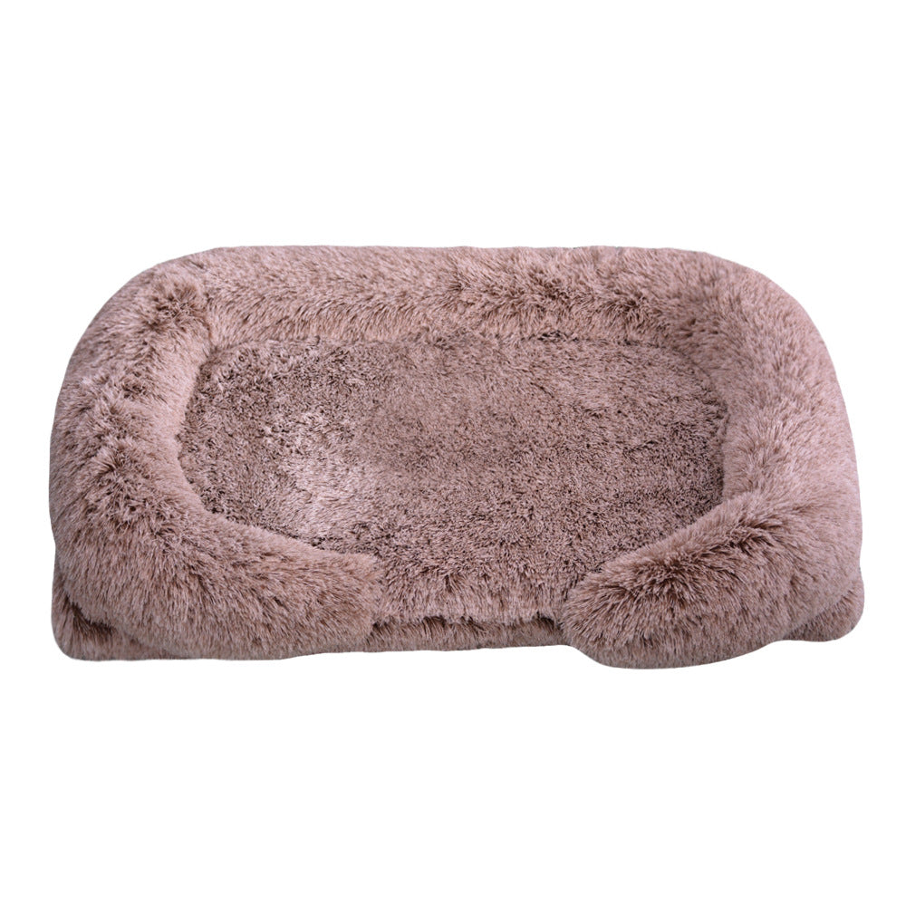 Plush Bolstered Dog Bed