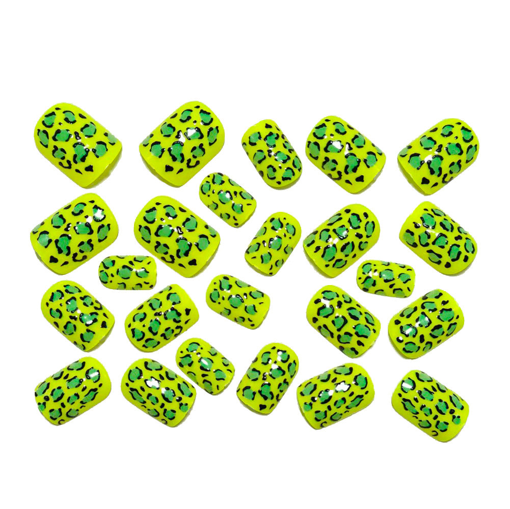 Artificial nails with animal leopard pattern Kalsten