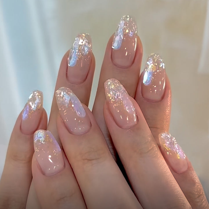 Elegant Heart-Designed Press-On Nail Tips Kalsten