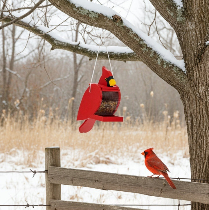 Cardinal-Shaped Bird Feeder Kalsten