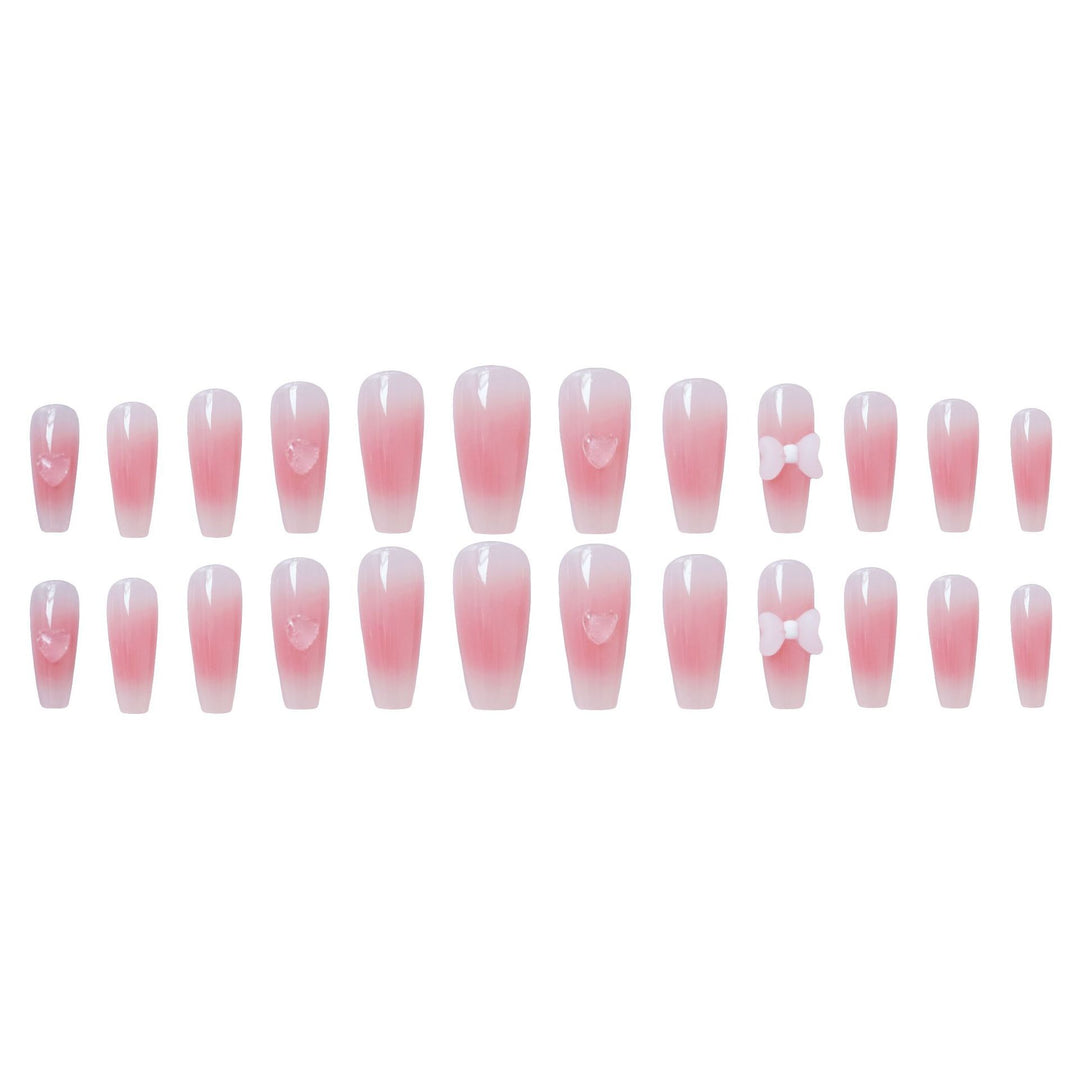 Floral Embellished Press-On Nail Set