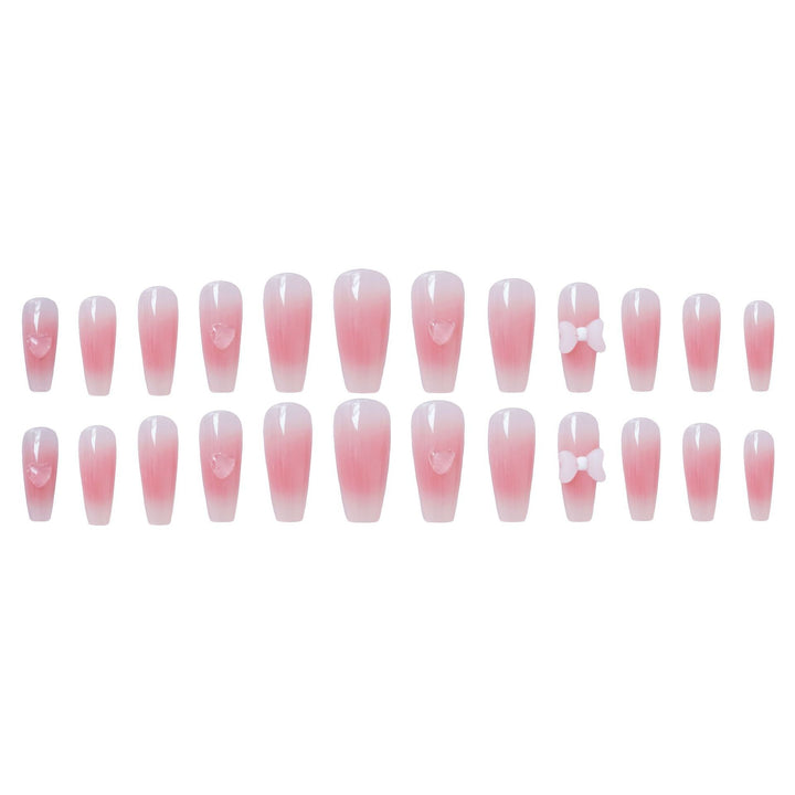 Floral Embellished Press-On Nail Set