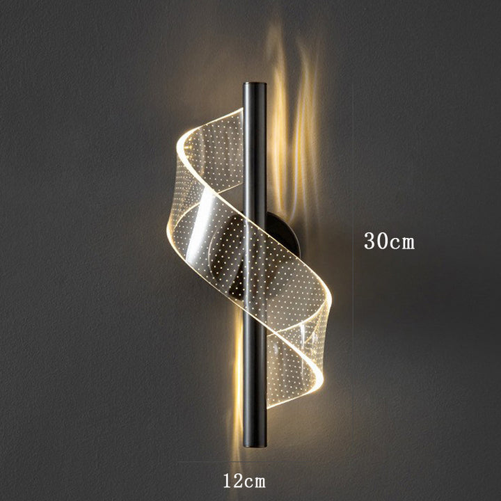 Elegant Swirl Wall Light