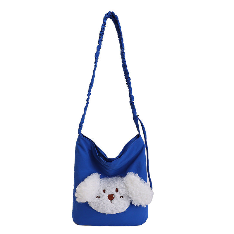 Playful Dog-Themed Shoulder Bag