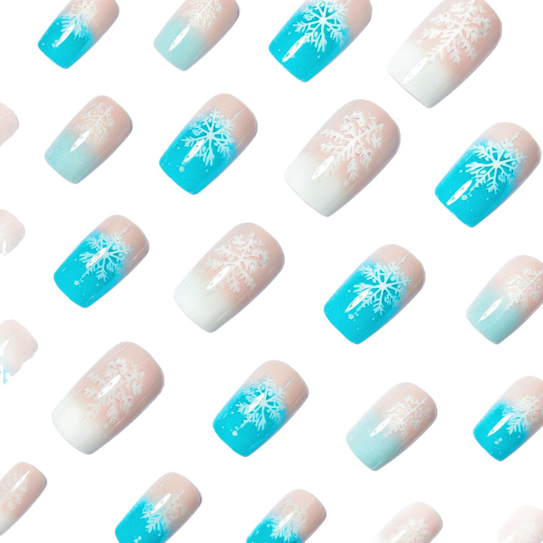 Artistic Winter Wonderland Nail Art Kalsten