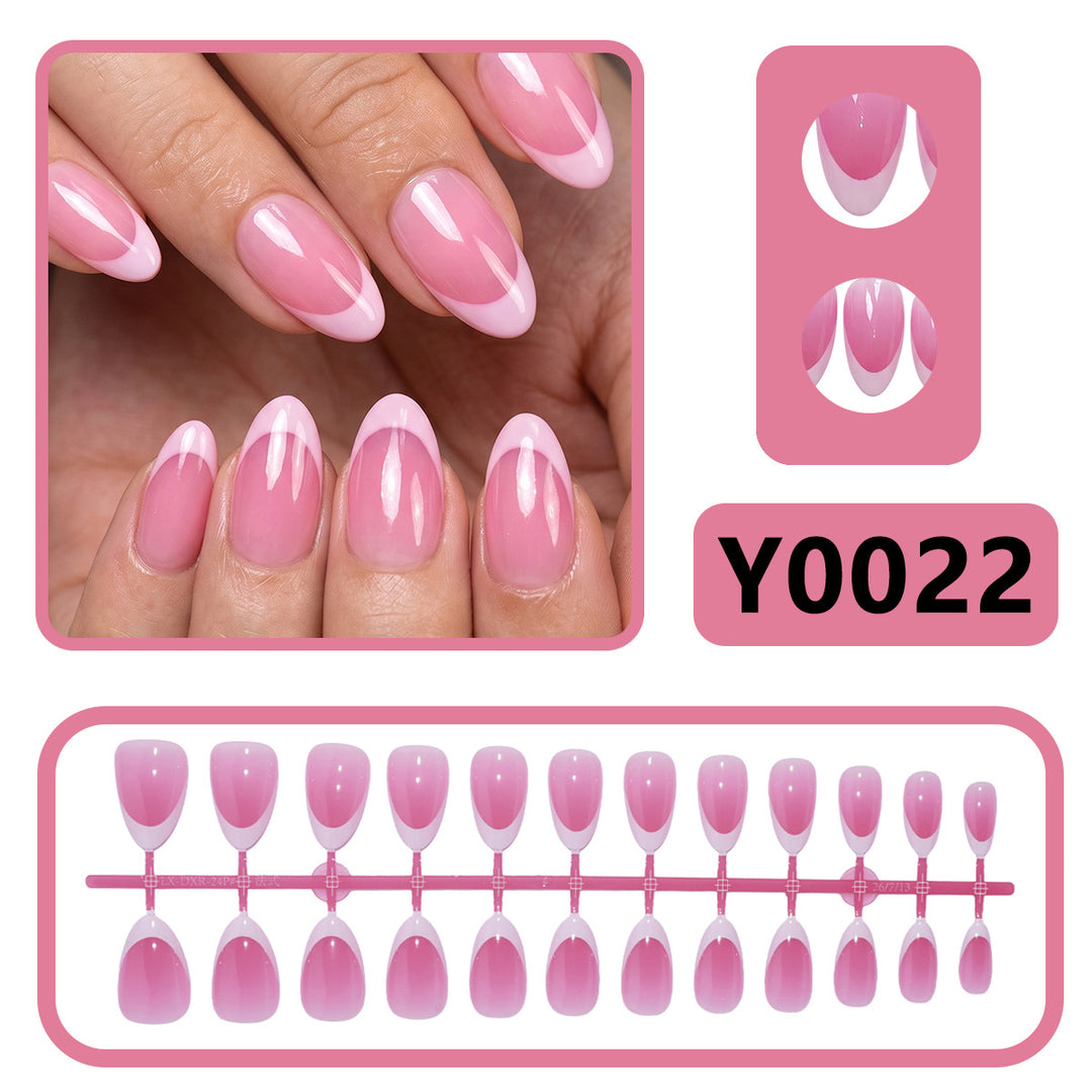 Chic Almond-Shaped Press-On Nail Set