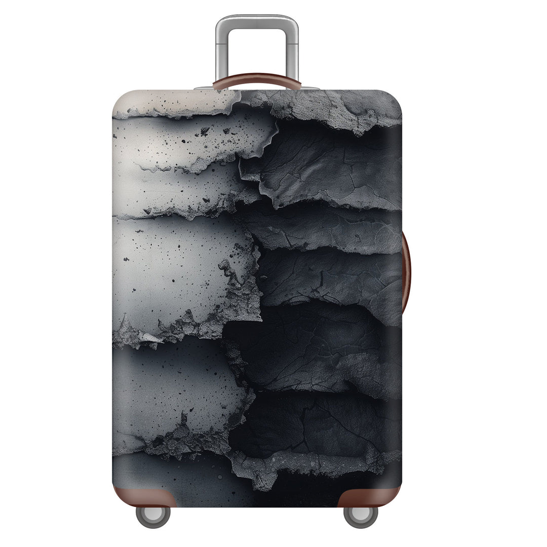 Unisex nan robust hard-shell suitcase with artistic face portrait print and 360° wheels Kalsten