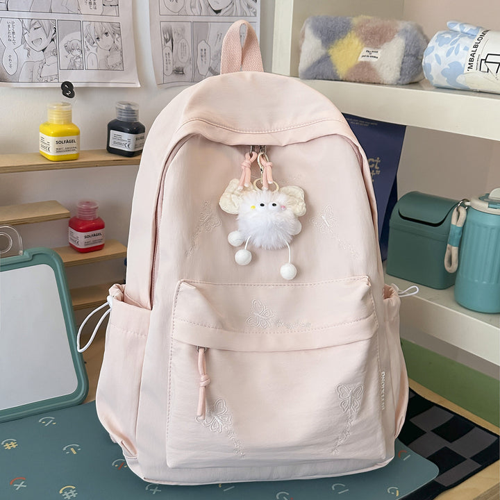 Cute Embroidered Multi-Pocket Backpack Kalsten