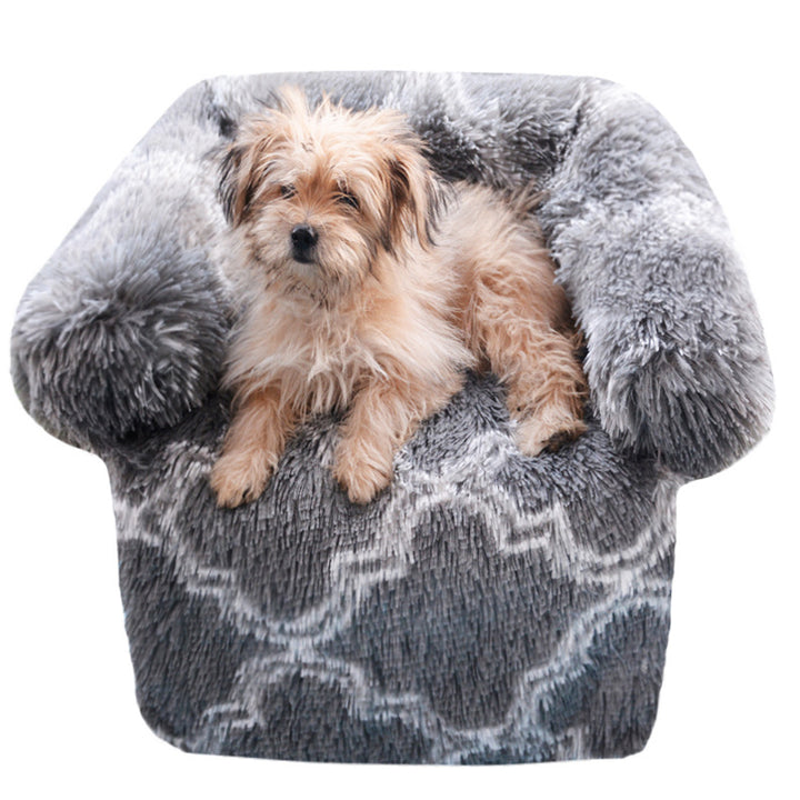 Luxurious Plush Dog Bed Sofa