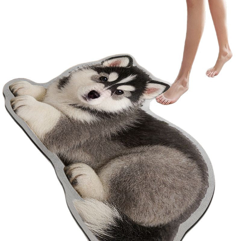 Cat-Themed Plush Bath Rug Kalsten