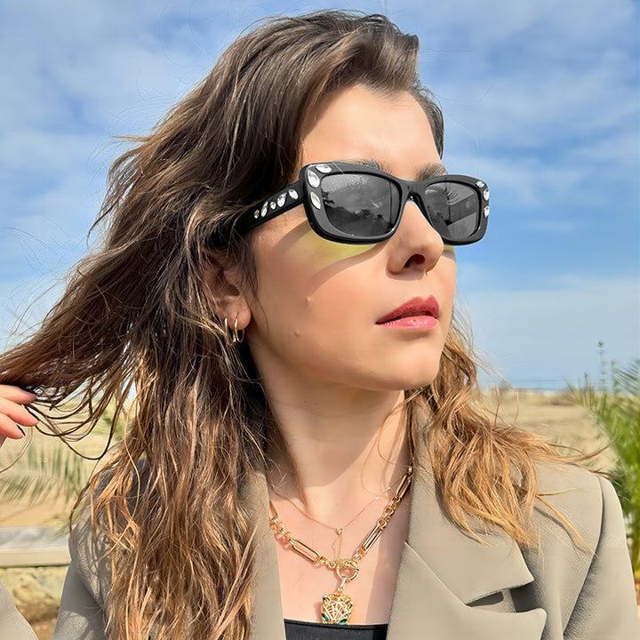 Ladies fashionable sunglasses with crystal embellishment Kalsten