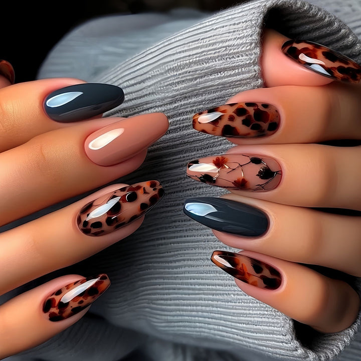 Floral Art Acrylic Nail Set Kalsten