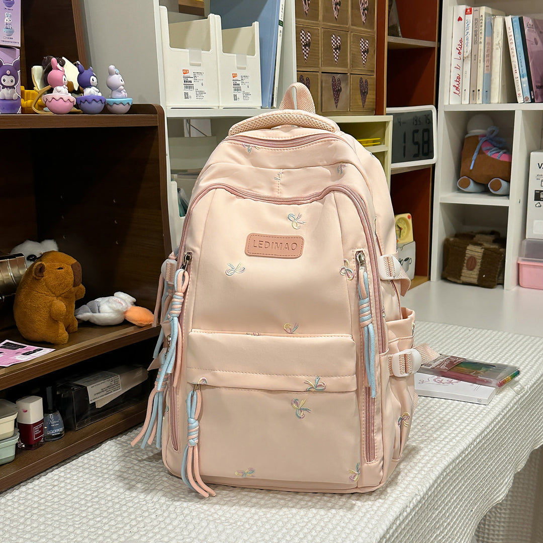 Embroidered Multi-Functional Backpack Kalsten