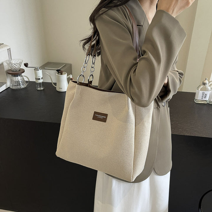 Chic Textured Shoulder Bag Kalsten