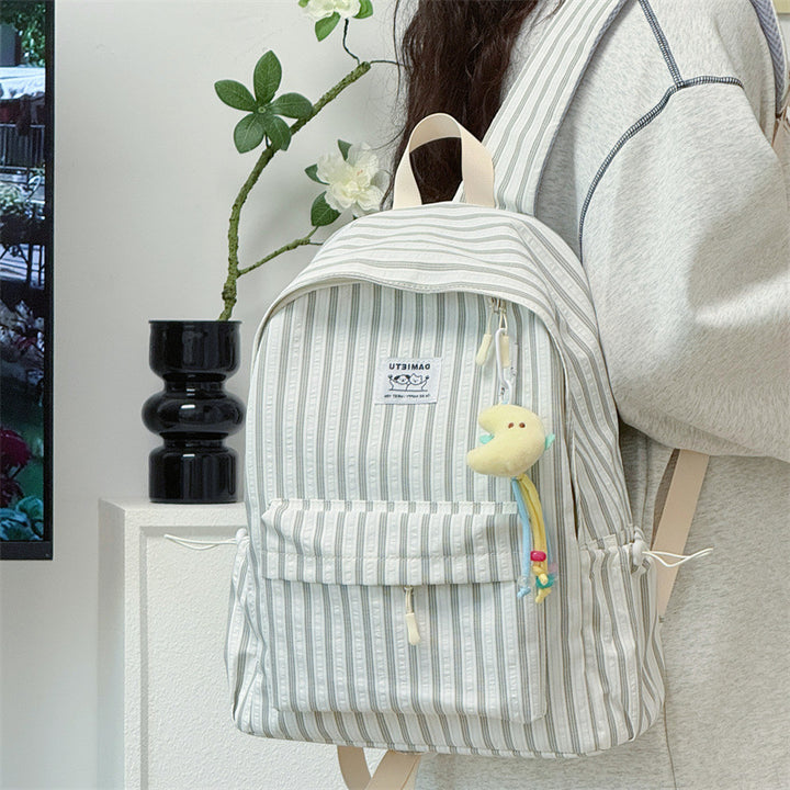 Striped Casual Backpack Kalsten