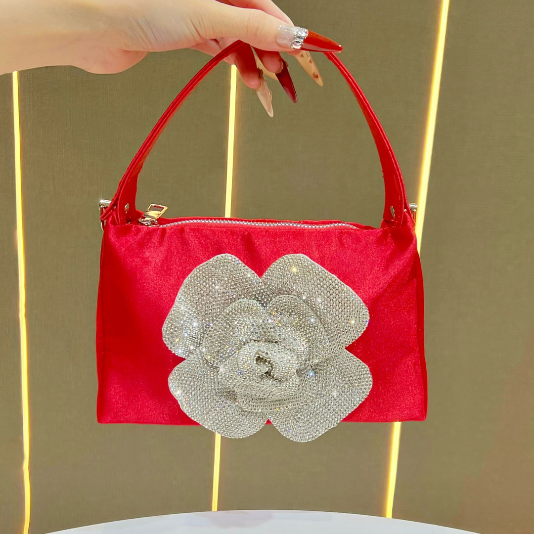 Floral Embellished Handbag