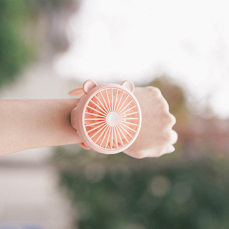 Women Portable Hand Fan with Wrist Strap Function Kalsten