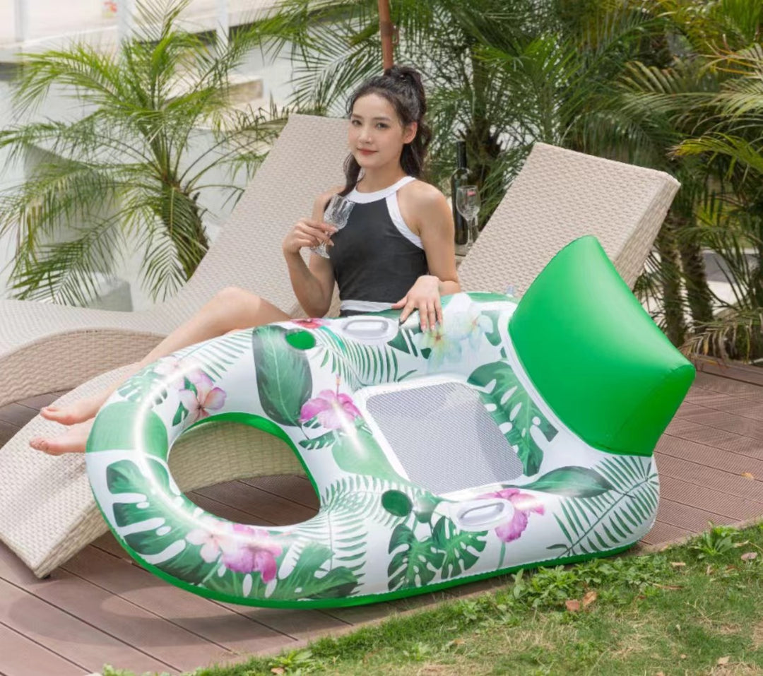 Ladies Inflatable Comfort Swimming Lounge with Viewing Window Kalsten