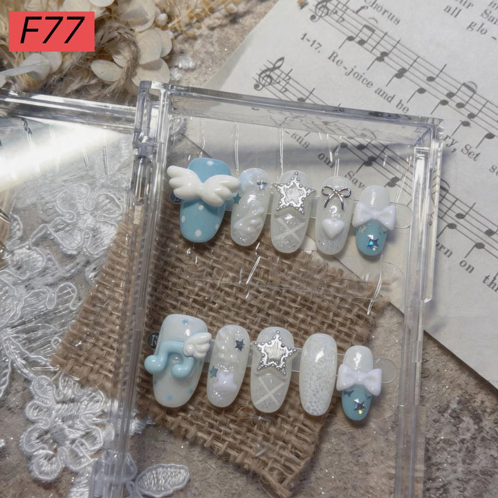 Thematic Artistic Press-On Nail Set