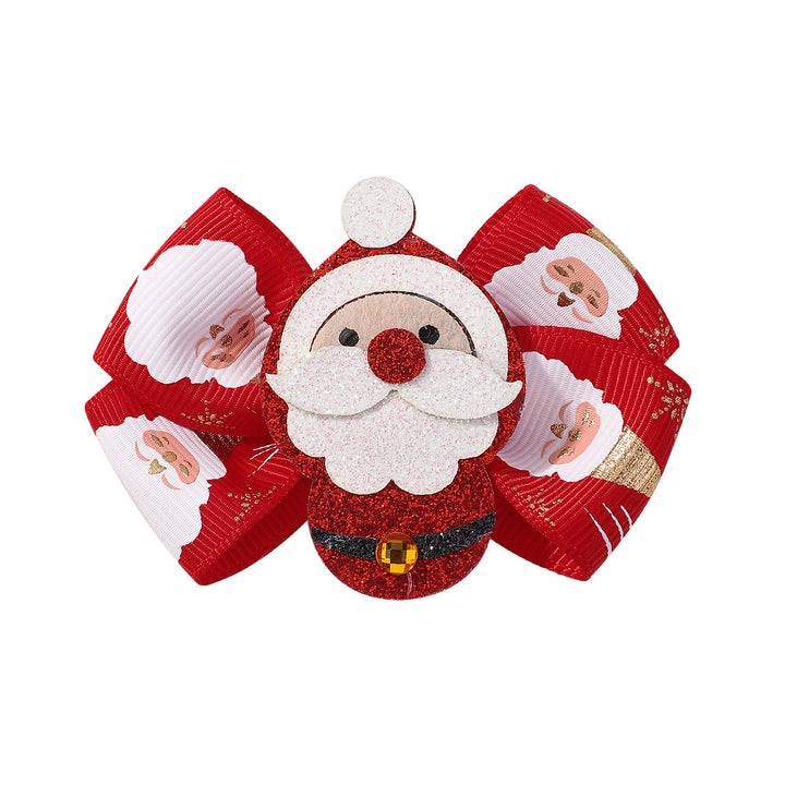 Festive Holiday Hair Bow Clip Kalsten