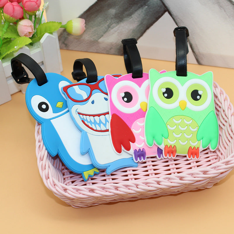Unisex Cute Penguin Luggage Tag Kalsten