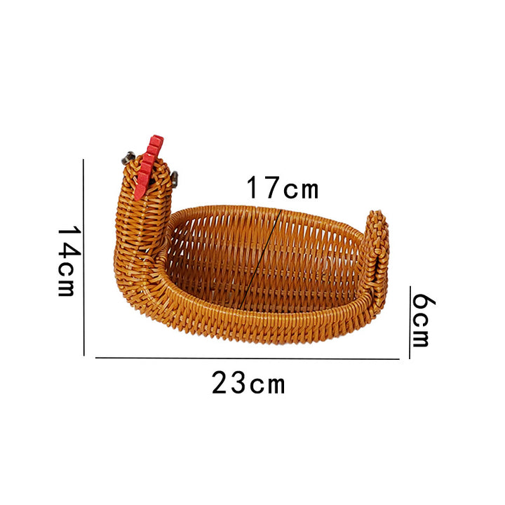 Decorative Woven Duck-Shaped Basket Kalsten