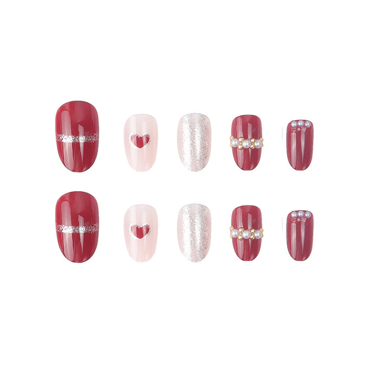 Glamorous Nail Art Press-On Set Kalsten