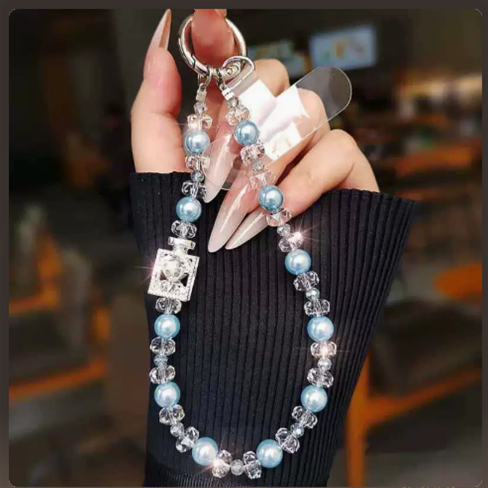 Crystal Beaded Charm Keychain Kalsten