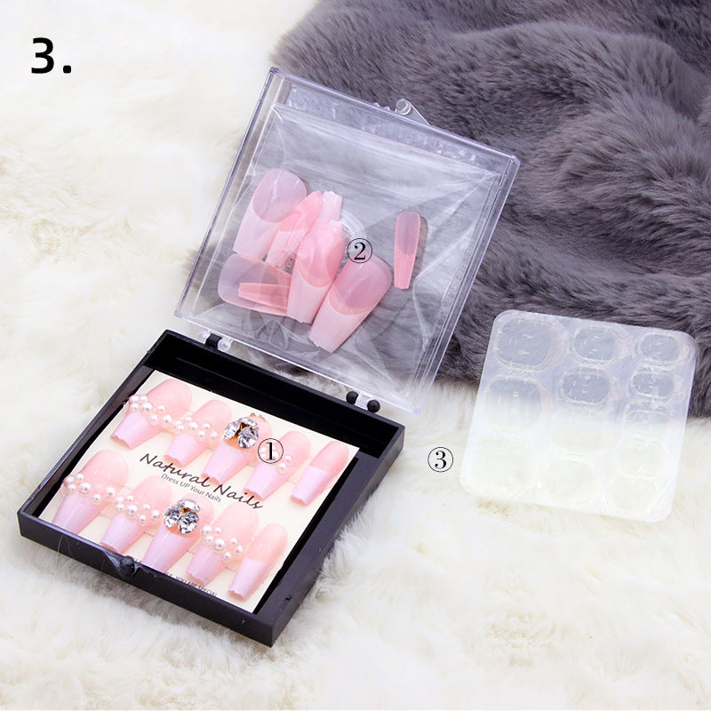 Elegant Pre-Designed Press-On Nail Set Kalsten