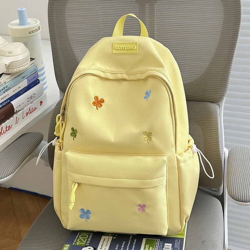 Floral Embroidered Casual Backpack Kalsten 1791205343