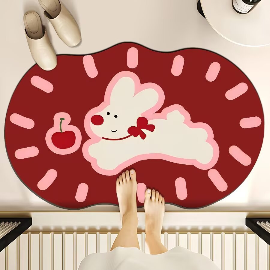 Cute Cartoon Bear Bath Mat Kalsten