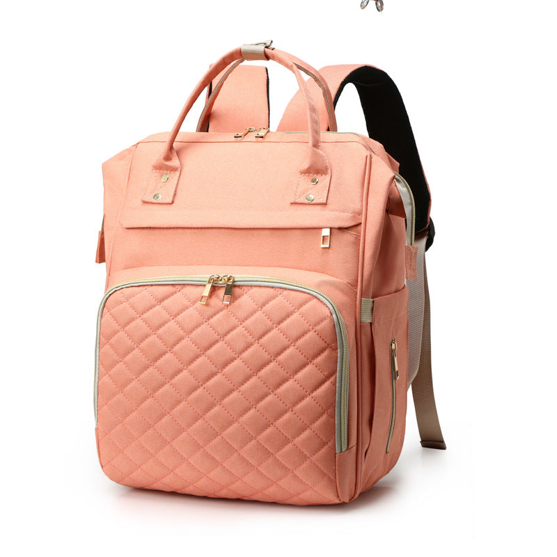 Quilted Multi-Functional Backpack Kalsten