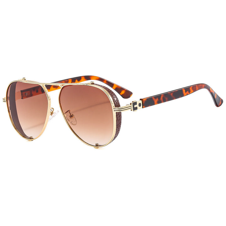Women Luxurious Retro Sunglasses with Ornate Decorations Kalsten