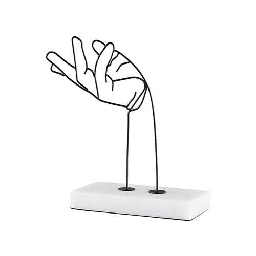 Abstract Hand Gesture Sculpture