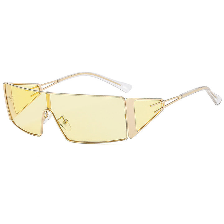 Women geometric sunglasses with futuristic design and durable frame Kalsten
