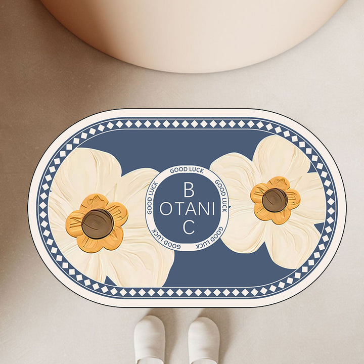 Floral Welcome Mat
