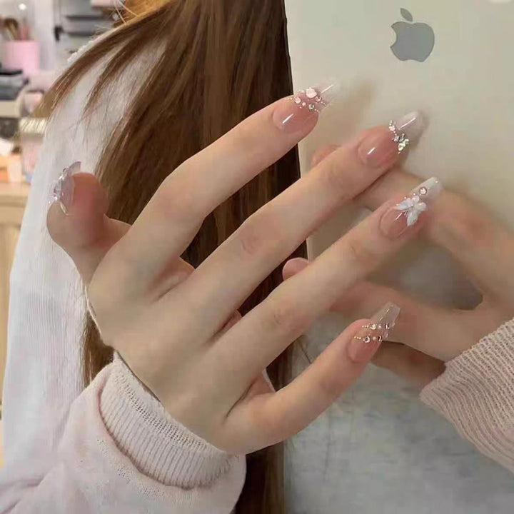 Creative Floral Design Press-On Nails