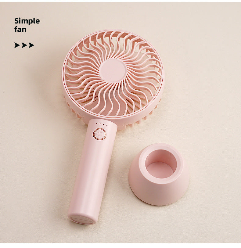 Women's Portable Hand Fan with Ergonomic Grip and USB Charging Function Kalsten 1782958922