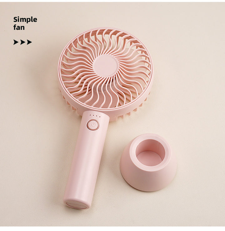Women's Portable Hand Fan with Ergonomic Grip and USB Charging Function Kalsten 1782958922