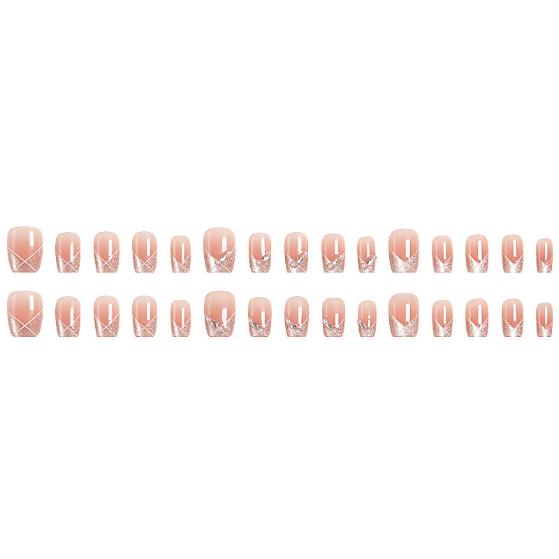Artificial Nail Set with Glitter Accents Kalsten