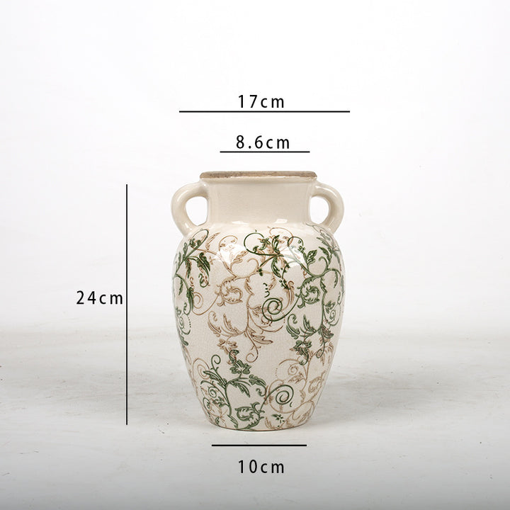 Floral ceramic vase Kalsten