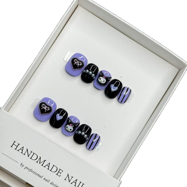 Creative Themed Press-On Nail Art Set