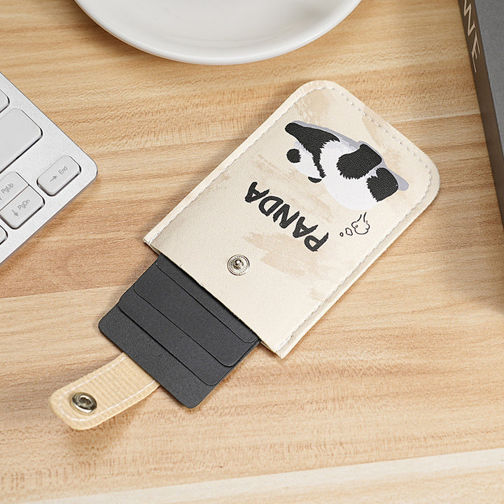 Cute Cartoon Dog-Themed Card Holder