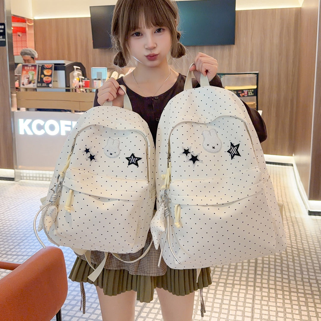 Playful Bunny and Star-Themed Backpack Kalsten