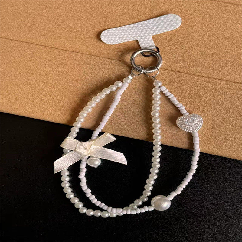 Elegant Beaded Charm Keychain Kalsten 1790135075