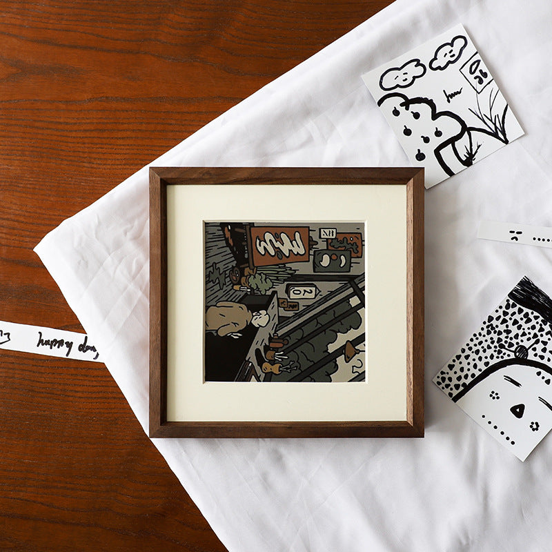 Contemporary Framed Art Piece