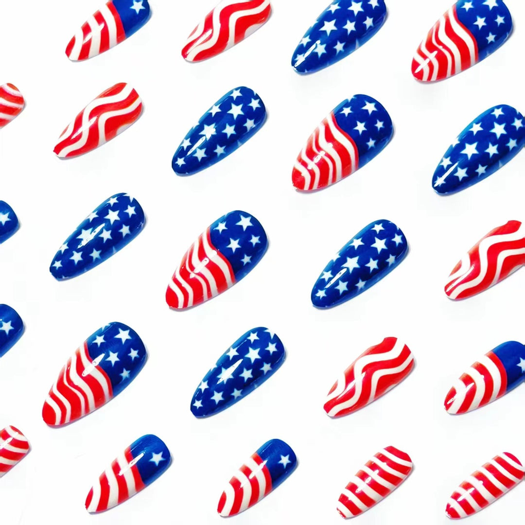 Patriotic Nail Art Kalsten