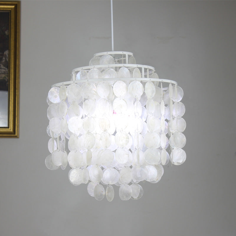 Elegant Shell-Design Chandelier