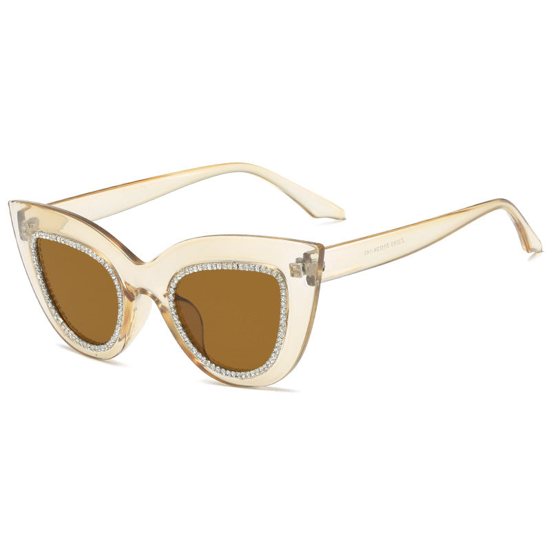 Ladies Cat-Eye Sunglasses with Sparkling Accents Kalsten