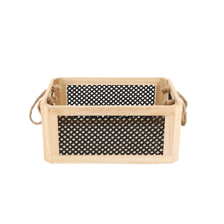 Decorative Woven Storage Crates Kalsten
